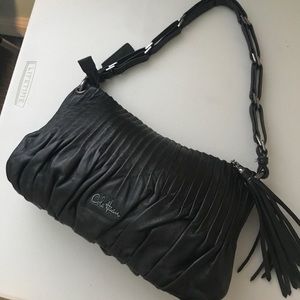 Black leather Cole Haan Purse